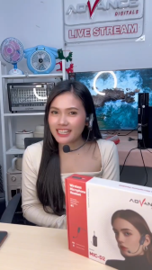 Clip On Wireless/Mic Bando Wireless ADVANCE MIC-D2 | Professional Headset Mikrofon | Professional Wireless Clip On/Mic Telinga ~ Noah Online Store