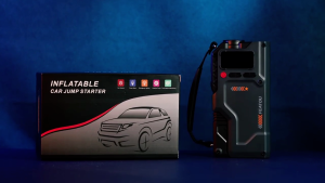 Portable car wireless charger. 5000A multi-functional rechargeable emergency power starter. Suitable for starting 12V (6.5 liters gasoline/7.5 liters diesel) vehicles. Vehicle start-up tire inflation emergency lighting tire pressure monitoring etc.