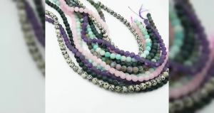 Matte Minerals Beads Natural Stone Beads Dull Polish Green Amazonite Round Loose Spacer For Jewelry Making Bracelets DIY 4-10mm