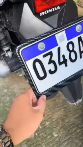 Aluminum Alloy Plate Cover For Motorcycle Universal License Plate Cover Frame Modified New LTO 235mm*135mm