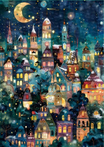 Jigsaw Puzzle for Adults 500/1000/1200/2000Pieces Scenery DIY Craft Home Wall Decoration Gift Idea