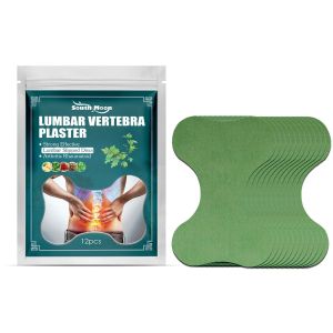 South Moon Lumbar Vertebra Patches Back Neck Knee Pain Relief Plaster Wormwood Plasters Pain Relief Body Care Pain Relief Orthopedic Relieve Muscle Ache Spine Joint Arthritis Sticker Health Patch（12pcs）