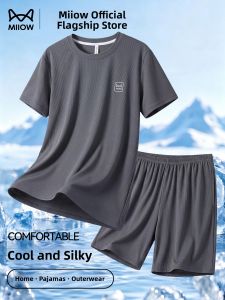 MiiOW | Cooling Mens Short Sleeve Pajamas