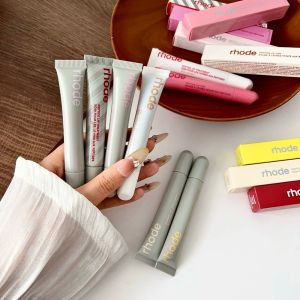 2026 Colorful Candy For Rhode Lip Glaze Lipstick With Box Lip Holder Waterproof Smooth Gloss Pink Girl Gift Makeup Strawberry