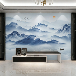 KEERMAN | Custom 3D Traditional Chinese Style Landscape Wallpaper