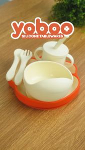 Yoboo Silicone Baby Tablewares | Soft Material | Easy to Clean | For 6M+