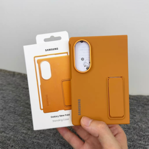 Samsung | Luxury Standable Phone Case For Samsung Galaxy Z Fold 7/8/8Ultra 5G Slim Simple Holder Cover Skin Feel Full Back Protect Shell