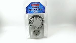 Stop Kontak Timer 24 Jam Kenmaster Timer Manual Listrik Analog