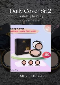 Bedak Padat Korea Glowing Tahan Lama Daily Cover Sr12