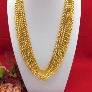 สร้อยคอทอง คละแบบ เทียบเท่า 3 บาท ความยาว 24 นิ้ว ลายผ่าหวาย ทาโร่ ทองชุบ ดีไซน์สวย แฟชั่น ทองปลอม