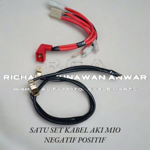 satu set kabel aki positif negatif mio yamaha mio sporty mio smile mio garnis 28D