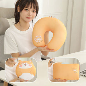 หมอนรองคอเด็กเปลี่ยนรูปได้แบบ3ใน1สำหรับการเดินทางหมอนรูปตัวยูนุ่มพร้อมดีไซน์รูปสัตว์น่ารักนอนหลับสบายและเล่นสนุกเหมาะสำหรับเครื่องบินและรถยนต์เป็นของขวัญคริสต์มาส