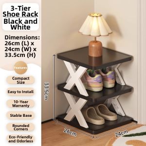 MOMIAN | Space Saving Shoe Rack Compact Doorway