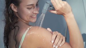 Naturehike Outdoor Shower Bath Bag Ultralight 980g PVC Water Storage Bag with Shower Camping Outdoor Bath 11L Large Capacity Air Pump Pressurized Water Bag Nature Hike Heavy Duty Original