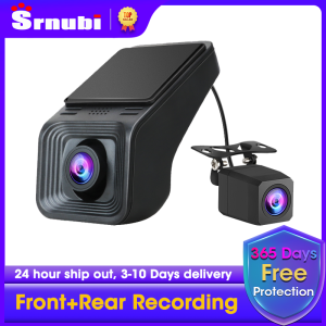 Full HD 170° Wide Angle Dash Cam for Android Multimedia Double Recording Front And Rear Camera ADAS Car DVR USB TF Card 32G 64G