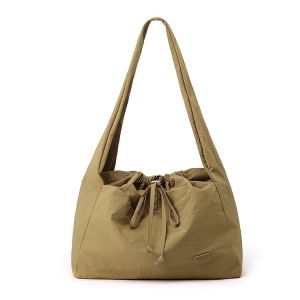 กระเป๋าสะพายไหล่ผ้าไนลอนสำหรับผู้หญิงสไตล์เกาหลี ความจุขนาดใหญ่ กระเป๋าสะพายข้างแบบลำลอง กระเป๋าใต้วงแขนแบบอเนกประสงค์