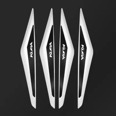 4 PVC 3D Bảo Vệ Cửa Xe Ô Tô Miếng Dán Cho Xe Ford Kuga Vignale Stline Tự Động Phụ Kiện Thiết Kế Hoạt Hình Cơ Thể Đề Can