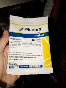 Syngenta Plenum 50 WG 25 Gram Insektisida Sistemik Menghambat Aktivitas Makan Serangga Pengendali Hama Pada Tanaman Cabai & Padi Sawah