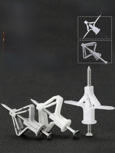 Expansion Screw for Aircraft Gypsum Board Plastic Butterfly Hollow Wall Expansion Pipe Self-Tapping Screw Swelling Bolt Bolt