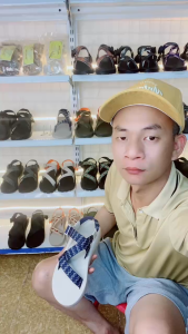 Dép Chaco mẫu DÂY XANH đế QUẾ thơm cao cấp D.A Store dép nam nữ bền bỉ năng động dép xăng đan