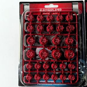 คลิป ครอบน็อตแต่ง 30 ตัว สี ที่มีเหรียญ ใส่ได้ทุกรุ่น