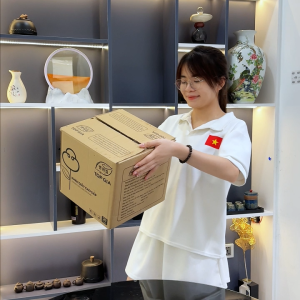 Giấy ăn gấu trúc TopGia thùng 30 gói 100% bột giấy thiên nhiên không chất tẩy trắng mềm mịn và an toàn cho da