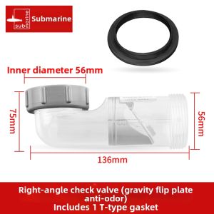 Submarine | Drain Water Filtering Triple Joint Kitchen Sink Part