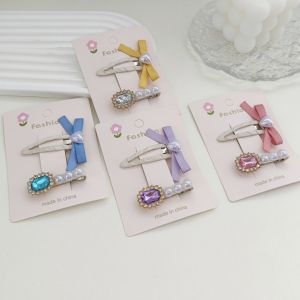 สไตล์เกาหลี ปมผีเสื้อมุก เด็กทารก กิ๊บติดผม กิ๊บติดผมหัวใจสาว รัฟเฟิล ที่หนีบผม เครื่องประดับเด็ก เครื่องประดับผมเด็กทารก