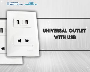 Focus Universal Outlet W/ USB 2 Gang