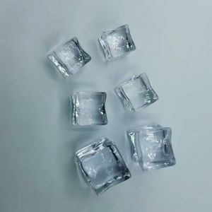 10/20/50Pcs Fake ice cubes Artificial clear ice cubes Acrylic decorative ice cubes for aquarium home wedding vase fillers decoration