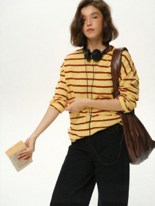 SHEITAOZI | Knowledge Style Loose And Slimming Linen T-shirt