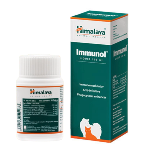 Immunol Himalaya Liquid 100ml Tablet 60pcs for Cats and Dogs - Before or After Vaccine Medicine - Immune Booster