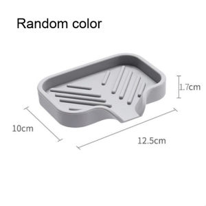 Sink Silicone Tray With Drain Soap Sponge Storage Holder Countertop Sink Scrubber Brush Storage Rack Kitchen Organizer