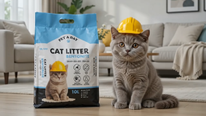 Pet a Day Cat Litter Bentonite - Baby Powder Lavender Charcoal Coffee Green Tea - Dust Free Odor Control Strong Clump Safe & Clean