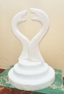 โฟมบายศรีพญานาคเกี้ยว