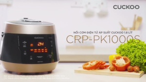 Nồi cơm điện tử áp suất CUCKOO 1.8L CRP-PK1000S/P2RDVNCV Trắng Đỏ | CRP-PK1000S/BKCGVNCV Vàng Đen