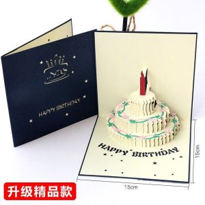 🎼Msia stock🎼Music and light 3D cake pop out card/birthday card
