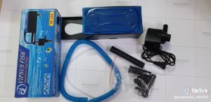 Trọn Bộ Máy Bơm Lọc Nước Hồ Cá Cảnh 12W VS-188 RS AA-188 Gồm Máng Lọc Bông Lọc Dây Ống Đầy Đủ Về Xài Ngay