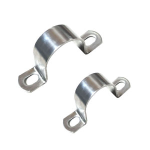 Thickened 304 Stainless Steel Pipe Clamp U-shaped Saddle