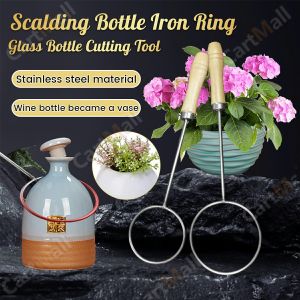 Scalding Bottle Iron Ring Glass Bottle Cutting Tool DIY Vase 6.5/8.5cm