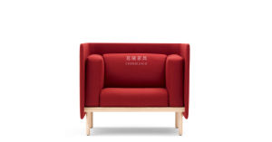 Surrounded High Back Private Card Holder Sofa Band Small Table Board Business Casual Reception and Negotiation Office Couch