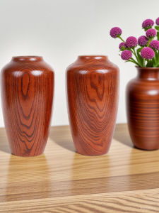 Bình Hoa Gỗ Đơn Giản Cổ Điển Trang Trí Phòng Khách Trang Trí Nhà Cửa Trang Trí Bàn Tròn Hình Trụ Trung Tính Không Thể Tùy Chỉnh