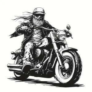 Tem Dán Vinyl Tự Dính Hình Người Lái Xe Máy Ngầu Chống Nước Trang Trí Ngoại Thất Ô Tô Dành Cho Kính Xe Cản Xe Laptop Thiết Kế Hoạt Hình