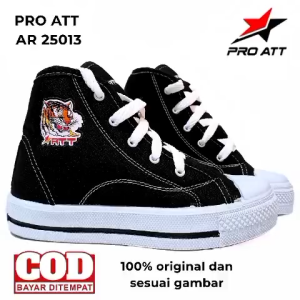 Sepatu Sekolah PRO ATT Warior Macan 30-37 SD SMP Laki & Perempuan AR 25013