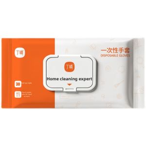 DINGQING | Food Grade Safe Nitrile Gloves Kitchen Laundry Baking