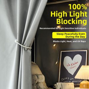 Extra Thick Sunscreen Bed Curtain for Bunk Beds