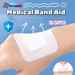 10/20/50pcs Band-aid Breathable Waterproof Gauze Wound Hemostatic Non-woven Fabric Wound Patch