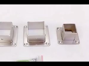 25/50mm Stainless Steel Square Flange Heavy Duty Flange Anchor Base