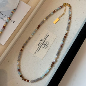 CAFFTI | Natural Freshwater Pearl Colored Light Luxury Necklace