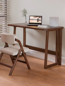 Folding Computer Desk Wood Learning Desk Writing Desk Office Desk Rectangular Table